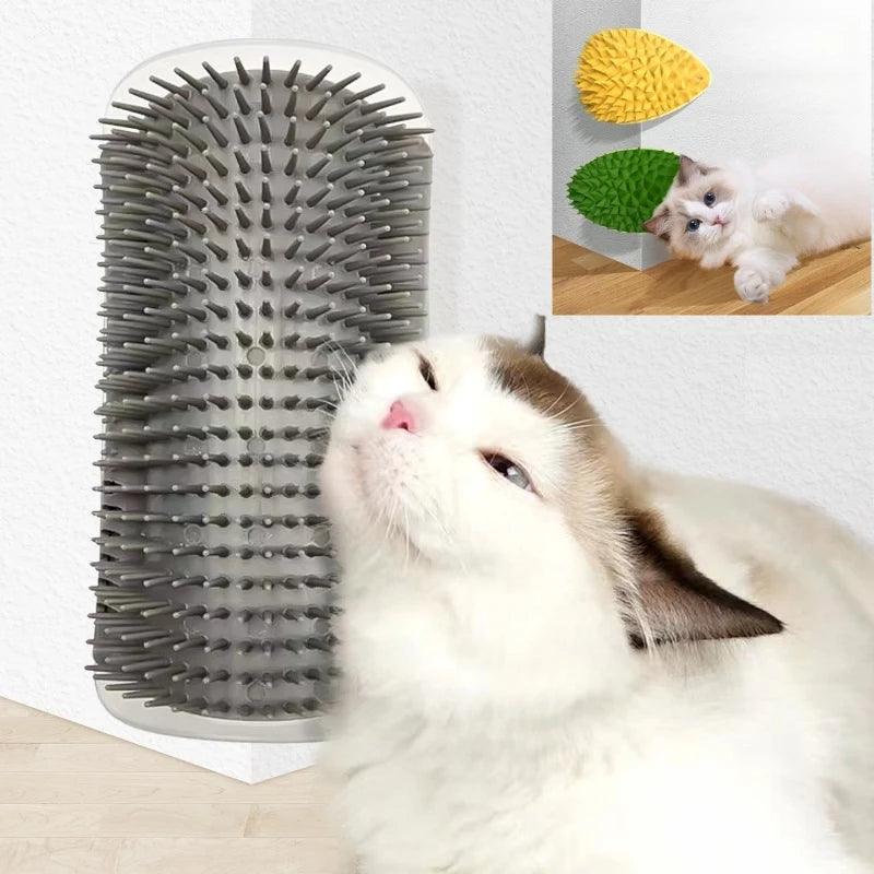 Cat Scratcher & Massager Brush – Grooming Tool for Cats & Dogs