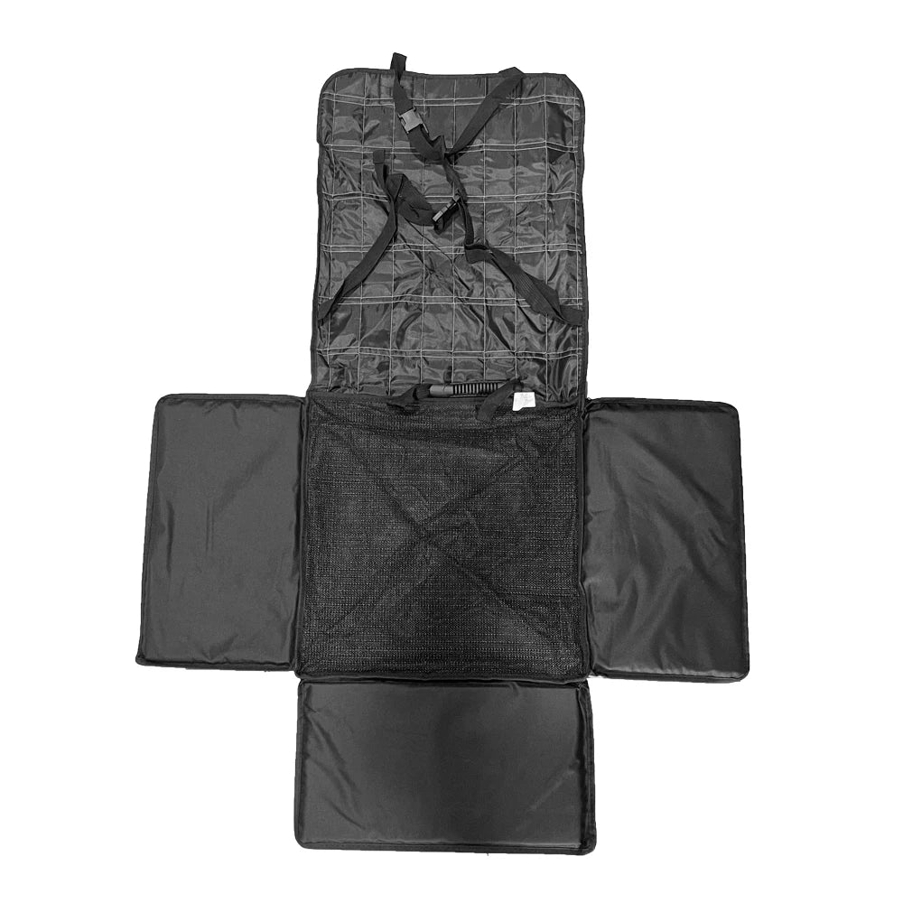 Folding Waterproof Dog Car Seat Cover – Pet Carrier Hammock with Safety Belt