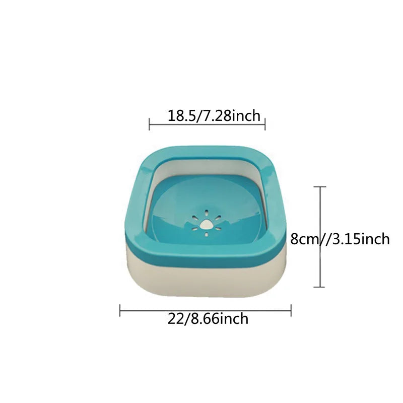 Anti-Splash Large 1L Water Bowl for Dogs & Cats – Puppy Drinker