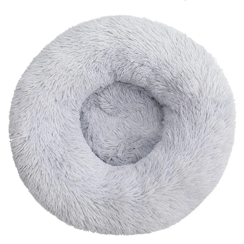 FluffyDream Round Plush Pet Bed – 40 to 90 cm