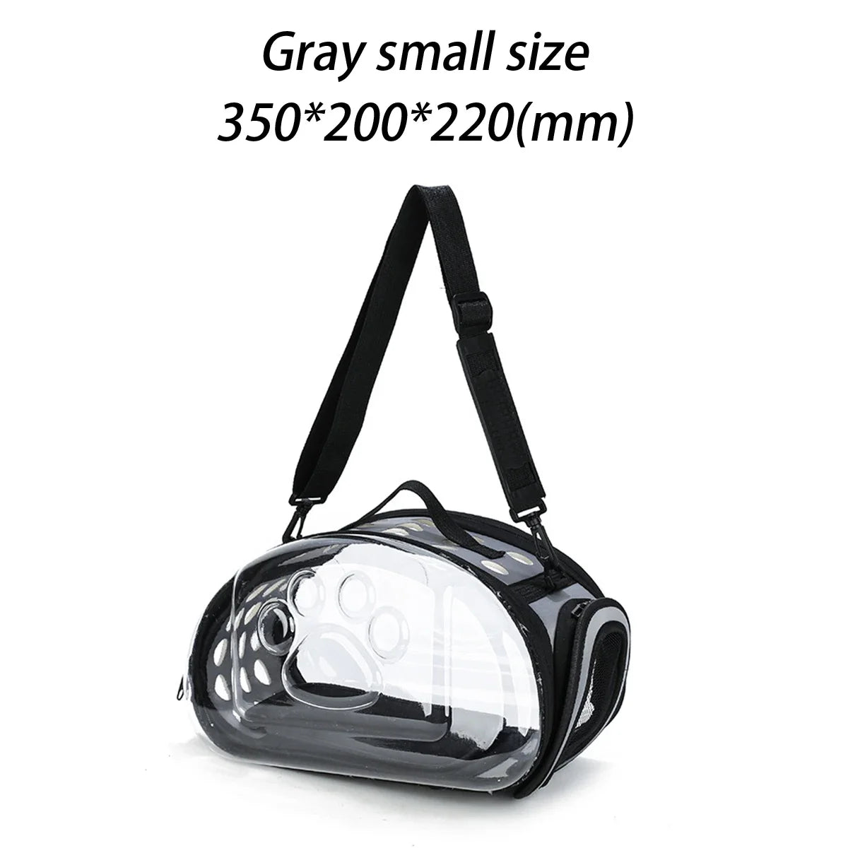 Transparent Pet Carrier Bag – Breathable Travel Capsule for Cats & Small Dogs