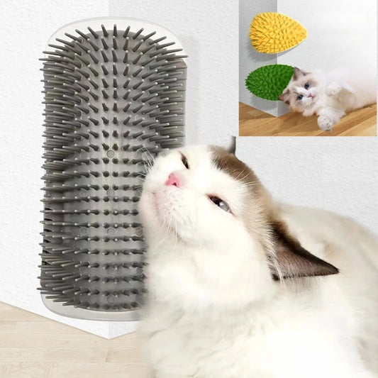 Cat Scratcher & Massager Brush – Grooming Tool for Cats & Dogs