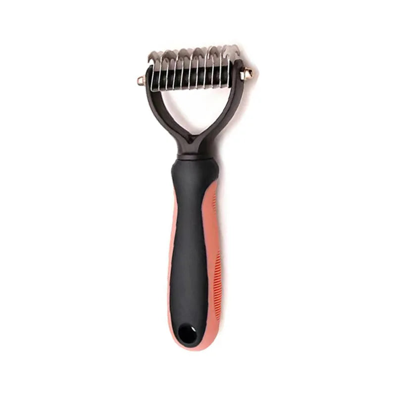 Professional Pet Deshedding Brush – Fur Remover & Knot Cutter