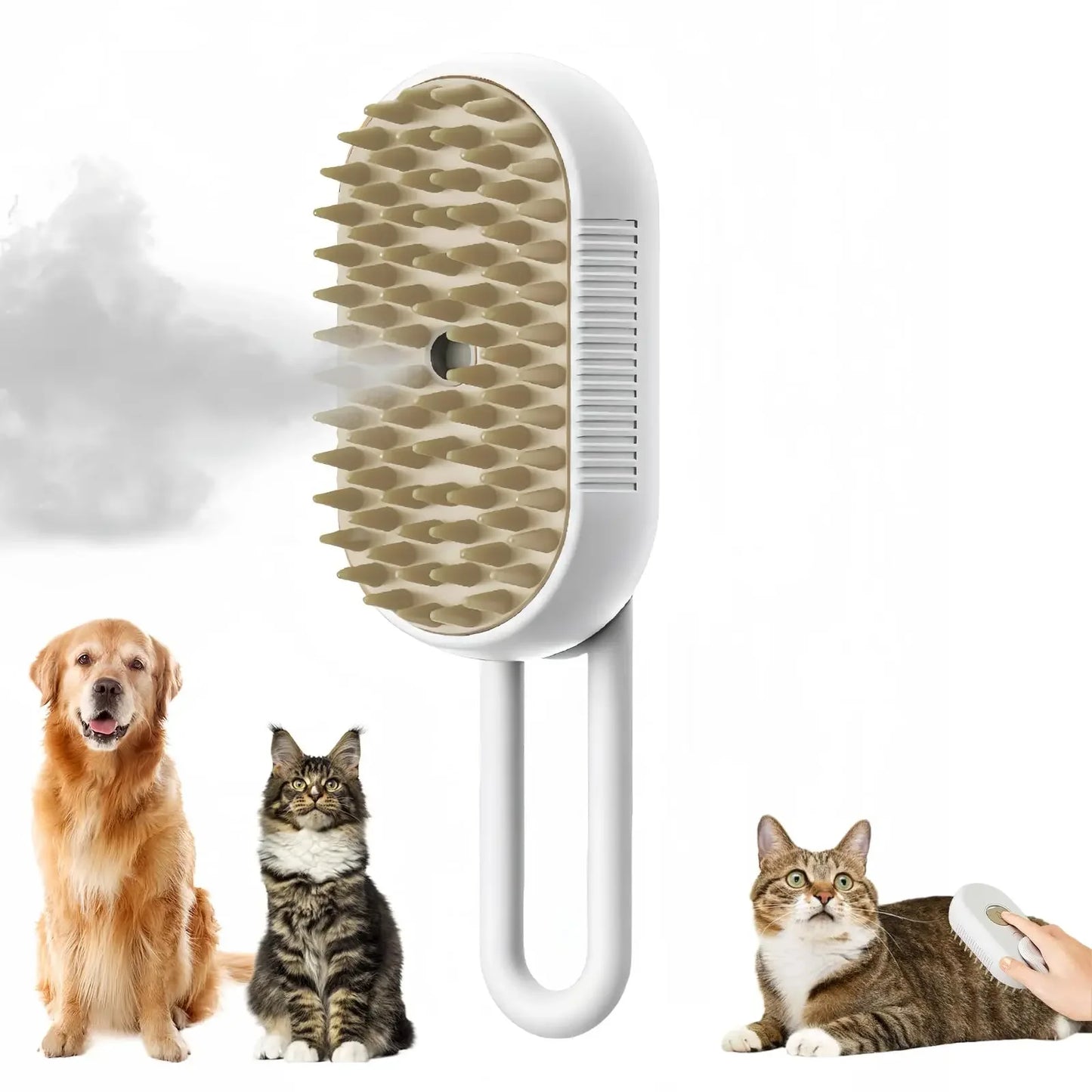 MistCare Antibacterial Pet Brush with Spray