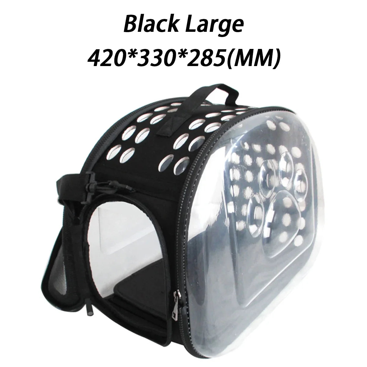 Transparent Pet Carrier Bag – Breathable Travel Capsule for Cats & Small Dogs