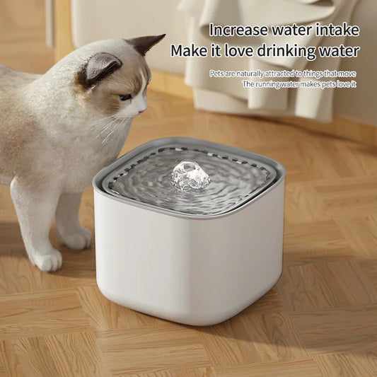 3L Cat Water Fountain – Silent, USB-Powered with Replaceable Filter