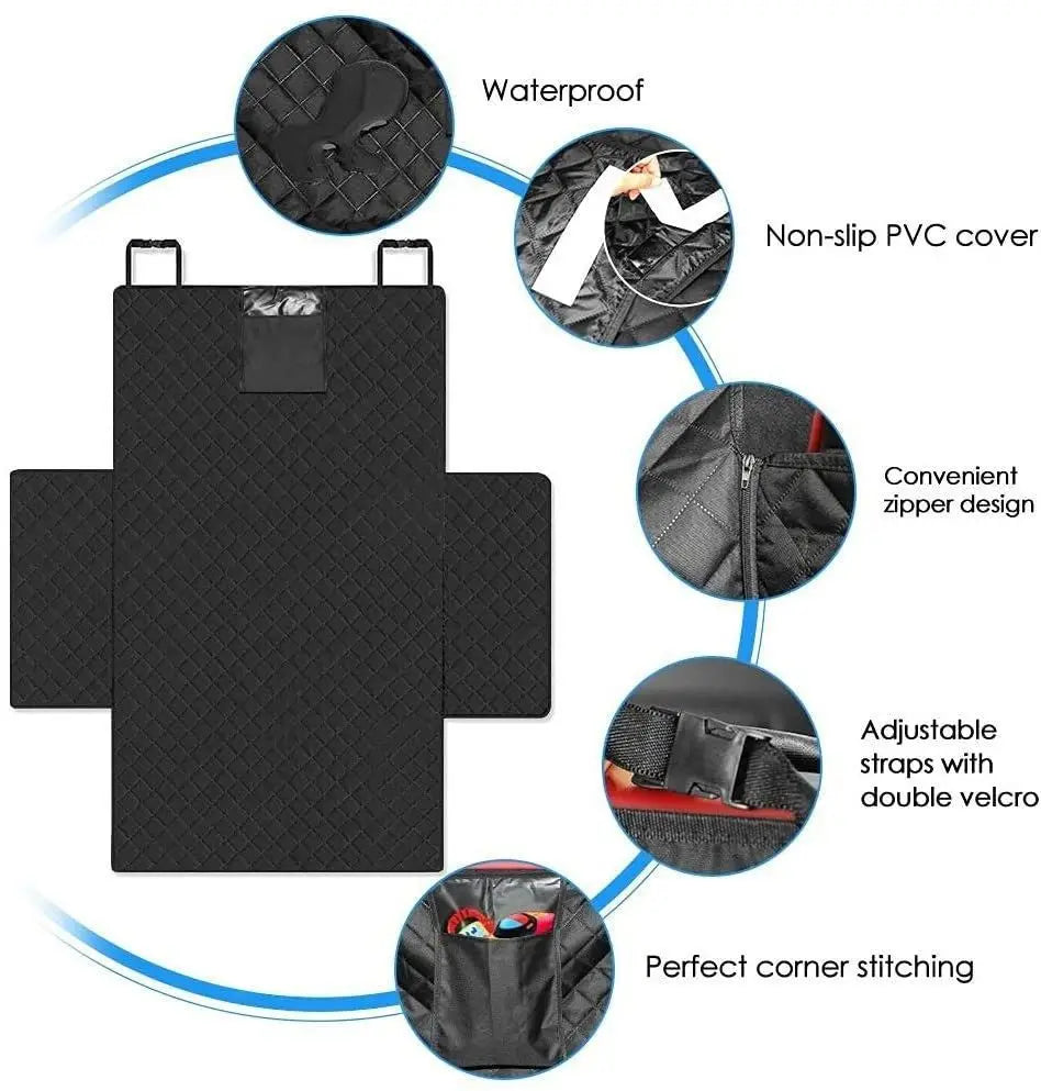 Waterproof Dog Car Seat Cover – Durable SUV Liner, Wear-Resistant & Easy Install