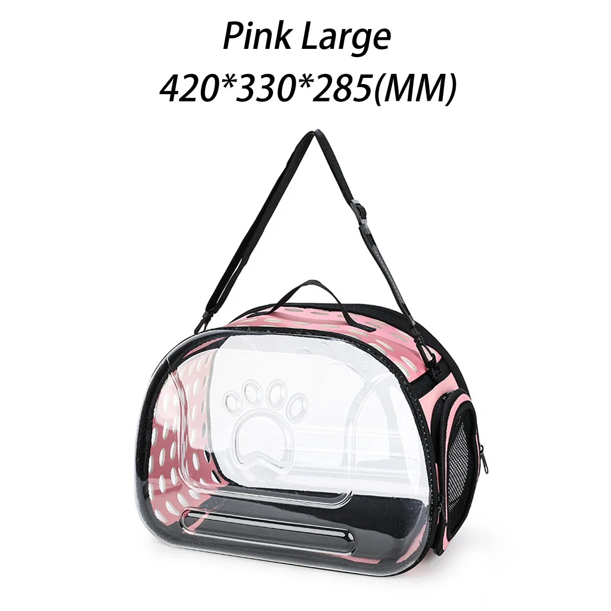 Transparent Pet Carrier Bag – Breathable Travel Capsule for Cats & Small Dogs