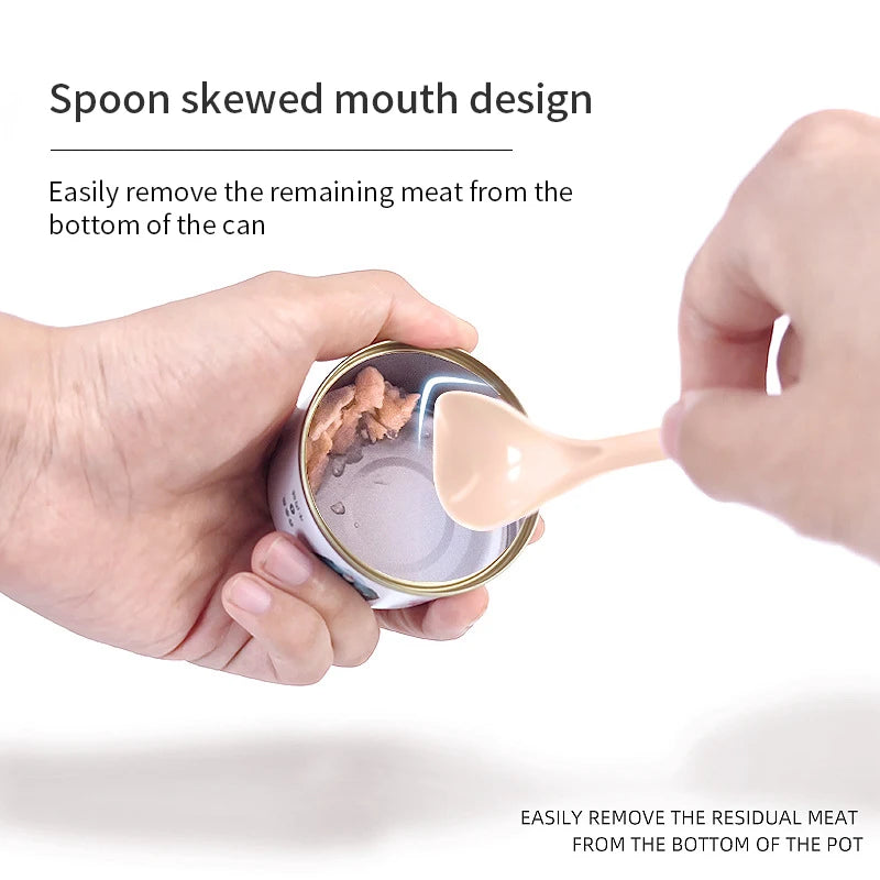 Portable 2-in-1 Silicone Dog & Cat Food Sealer & Spoon