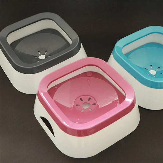 Anti-Splash Large 1L Water Bowl for Dogs & Cats – Puppy Drinker