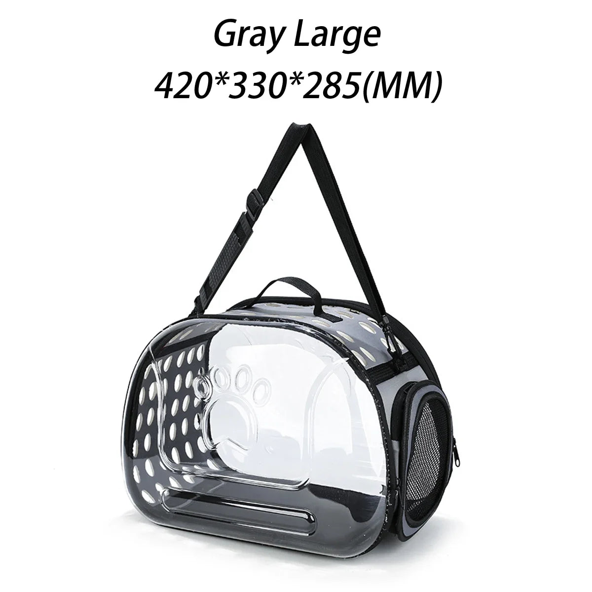 Transparent Pet Carrier Bag – Breathable Travel Capsule for Cats & Small Dogs