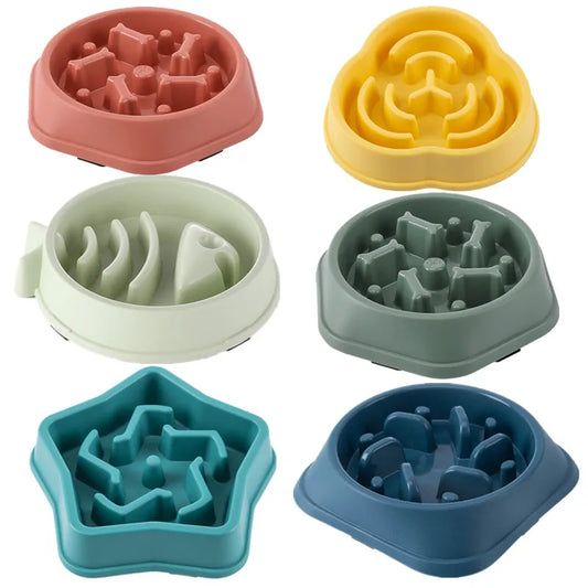 Slow Feeder Bowl for Cats & Dogs – Anti-Choking & Non-Slip