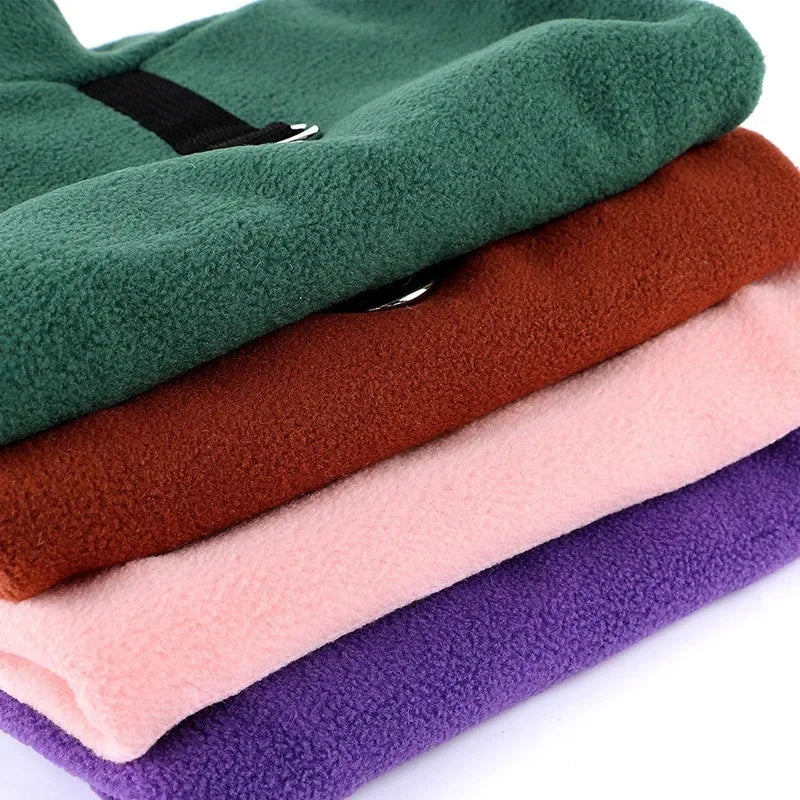 Cozy Fleece Winter Vest – Warm Dog Jacket for Small Breeds (Chihuahua, Frenchie, Pug & More)