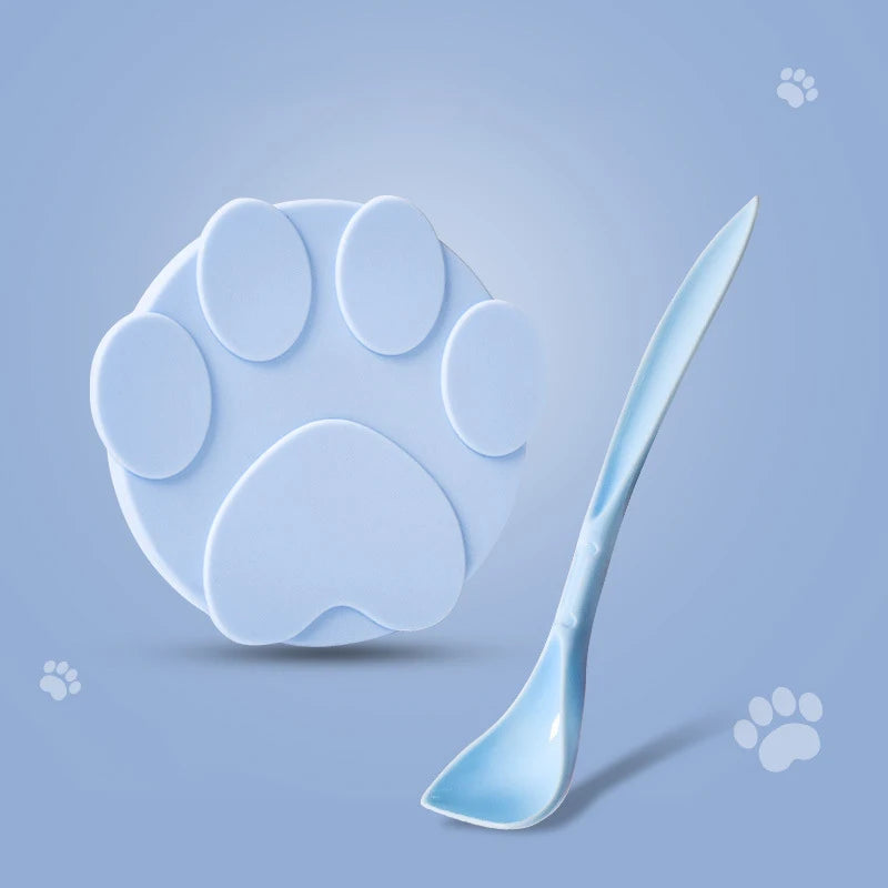 Portable 2-in-1 Silicone Dog & Cat Food Sealer & Spoon