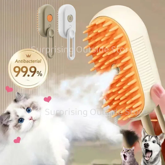 MistCare Antibacterial Pet Brush with Spray