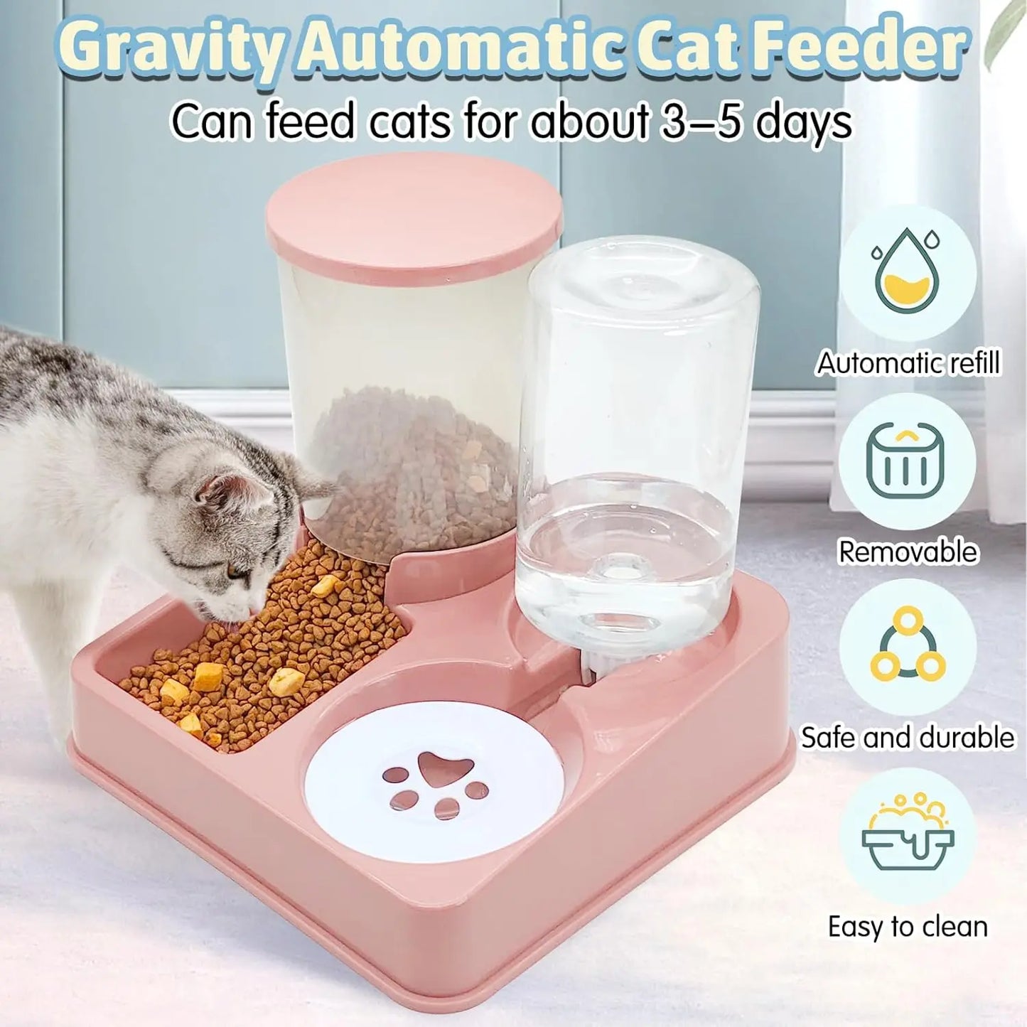 HydraFeast Duo – Smart Feeding & Hydration System