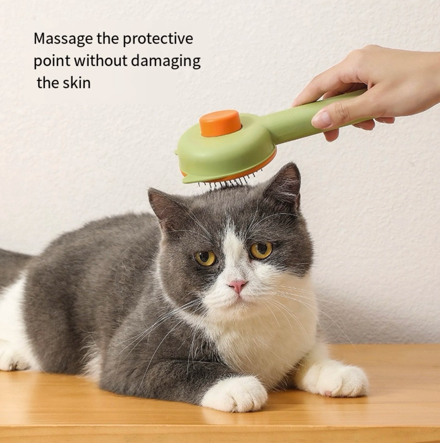 Pet Grooming Brush & Comb – Hair Remover for Cats & Dogs