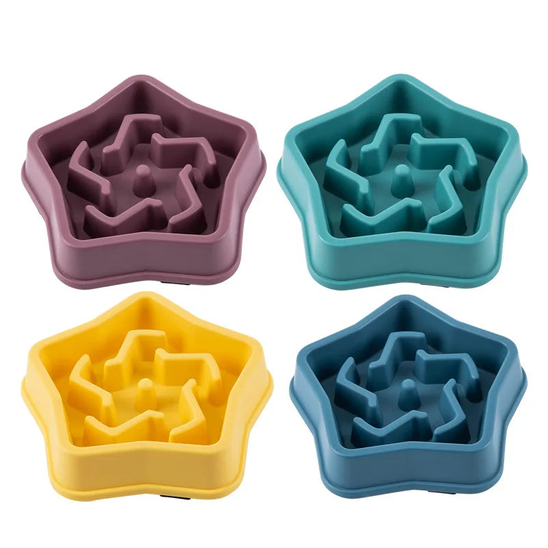 Slow Feeder Bowl for Cats & Dogs – Anti-Choking & Non-Slip